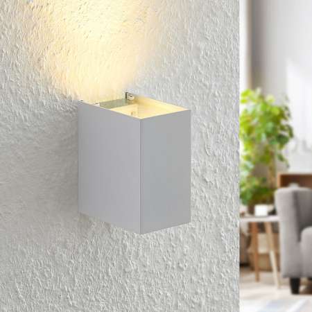 Arcchio Arcchio Maruba nástenná lampa, 1-pl., biela