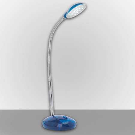Brilliant LED lampa na písací stôl Timmi, modrá