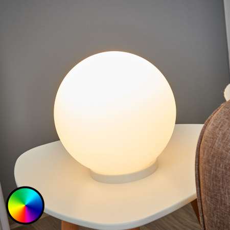 EGLO Guľová stolná lampa Rondo-C LED RGBW
