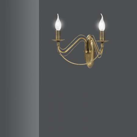EMIBIG LIGHTING Nástenné svietidlo Tori K2 v tvare lampy zlaté