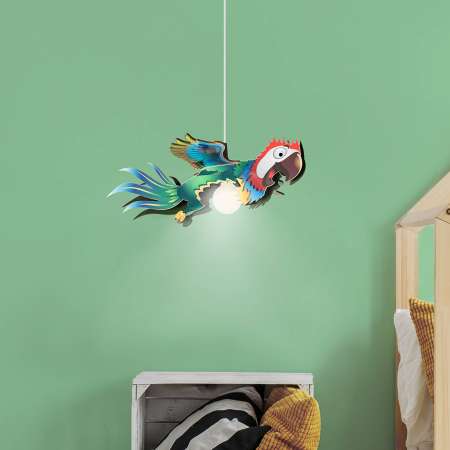 Elobra Závesná lampa Papagáj