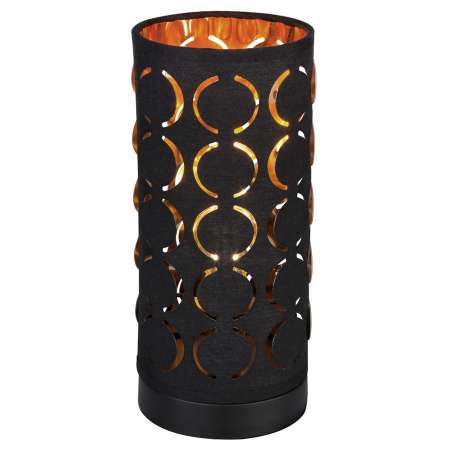 Globo Stolná lampa Harald navrhnutá orientálne čierna