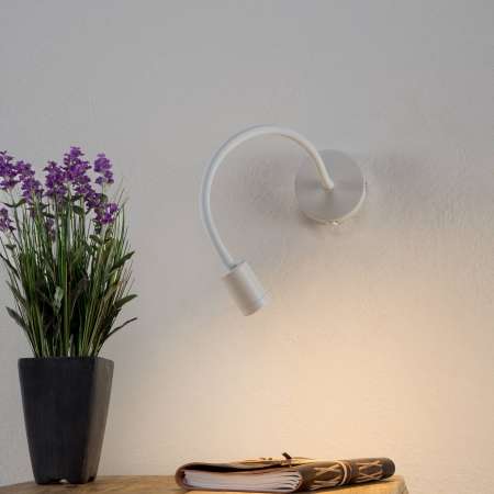 Ideallux Flexibilné nástenné LED svietidlo Focus, biele