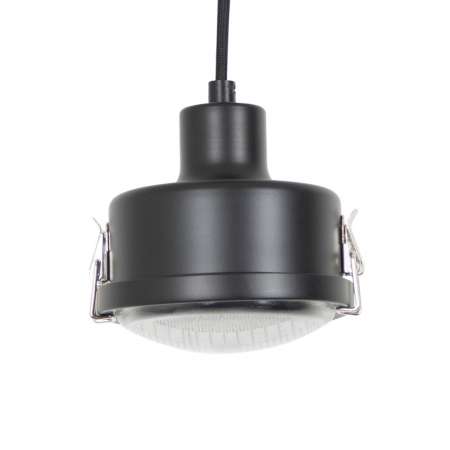 K. S. Verlichting Moderná závesná lampa Satellite v čiernej