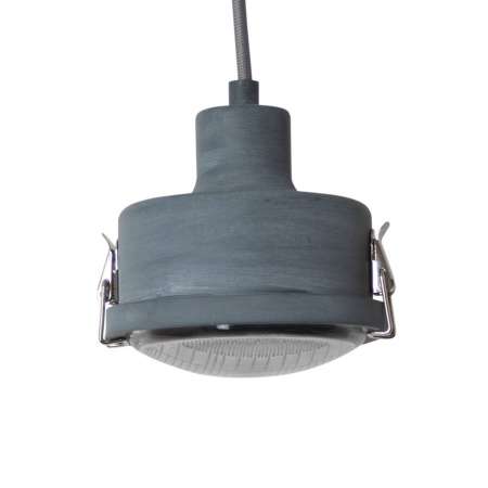 K. S. Verlichting Moderná závesná lampa Satellite v sivej