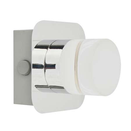 Ledino Nástenné LED svietidlo Stefanie s vypínačom chróm