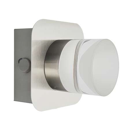 Ledino Nástenné LED svietidlo Stefanie s vypínačom, oceľ