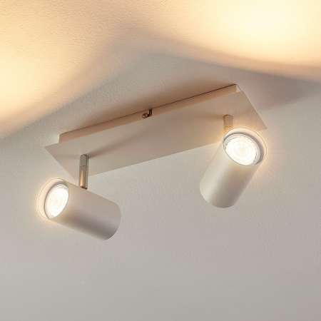 Lindby 2-plameňové LED svetlo Iluk na stenu a strop