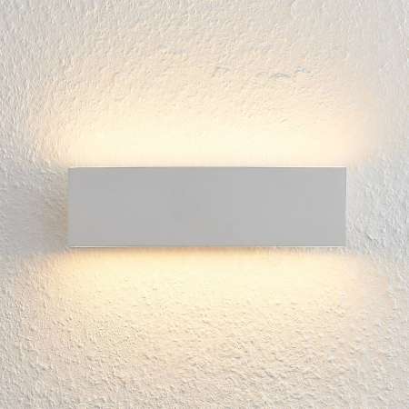 Lindby Lindby Ignazia LED nástenná lampa, 28 cm, biela