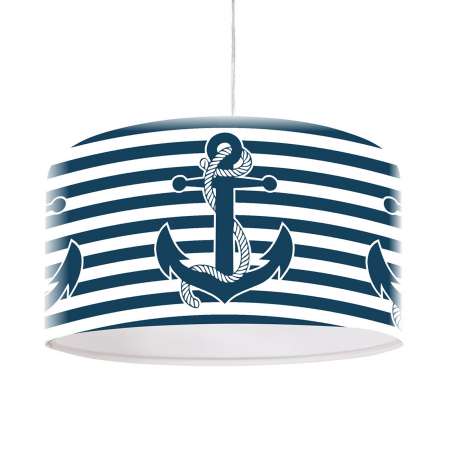 Maco Design Maritime závesná lampa Ahoj s motívom kotvy