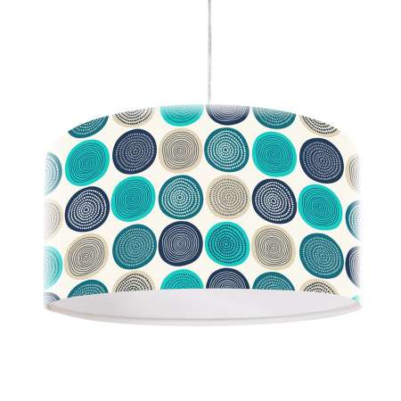 Maco Design S moderným motívom potlačená závesná lampa Aqua