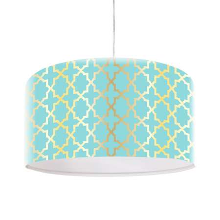 Maco Design Závesná lampa Tatyana s geometrickým vzorom