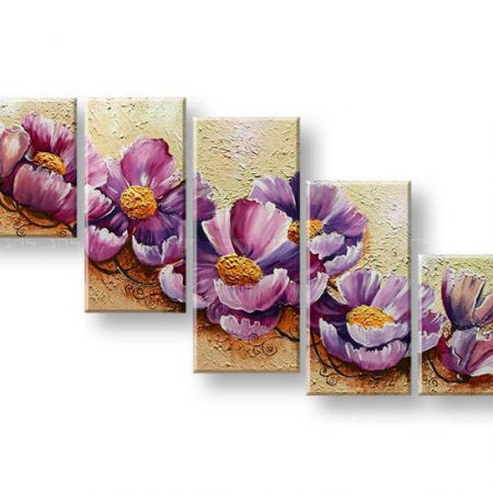 Maľovaný obraz na stenu KVETY FB439E5