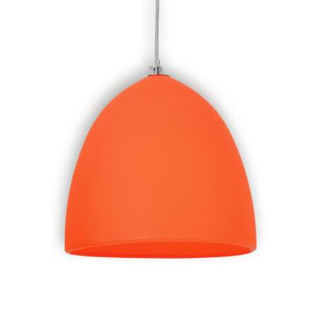 Näve Závesná lampa Fancy zo silikónu, oranžová
