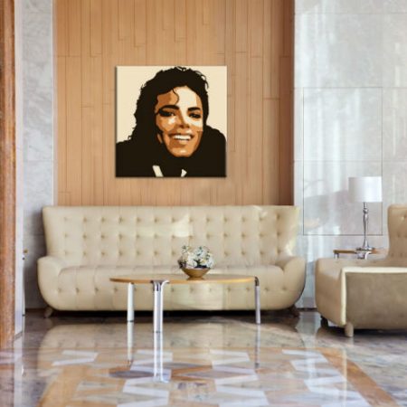 Ručne maľovaný POP Art obraz Michael Jackson  mj6
