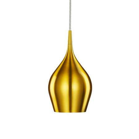 Searchlight Závesná lampa Vibrant Ø 12 cm, zlatá