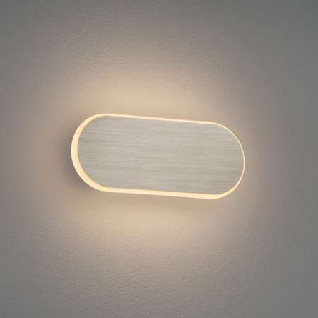 Trio Lighting Nástenné LED Carlo, SwitchDim, 20 cm, nikel matný