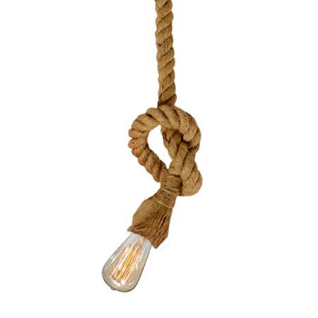 Viokef Námorná závesná lampa Rope s vintage žiarovkou