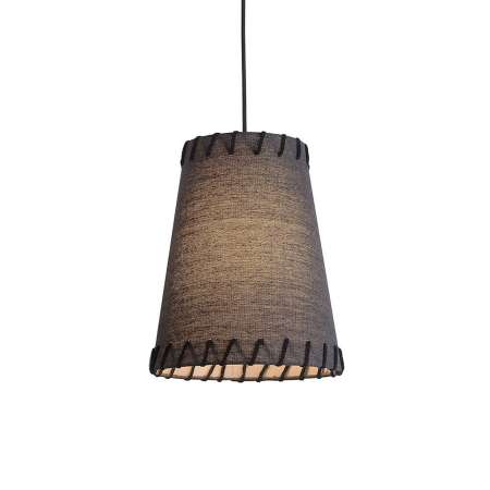 Viokef Závesná lampa Timor, textil, čierna