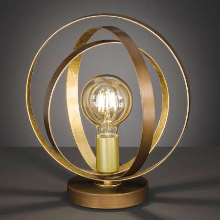 Wofi Trendy stolná lampa Cordoba klietkové tienidlo