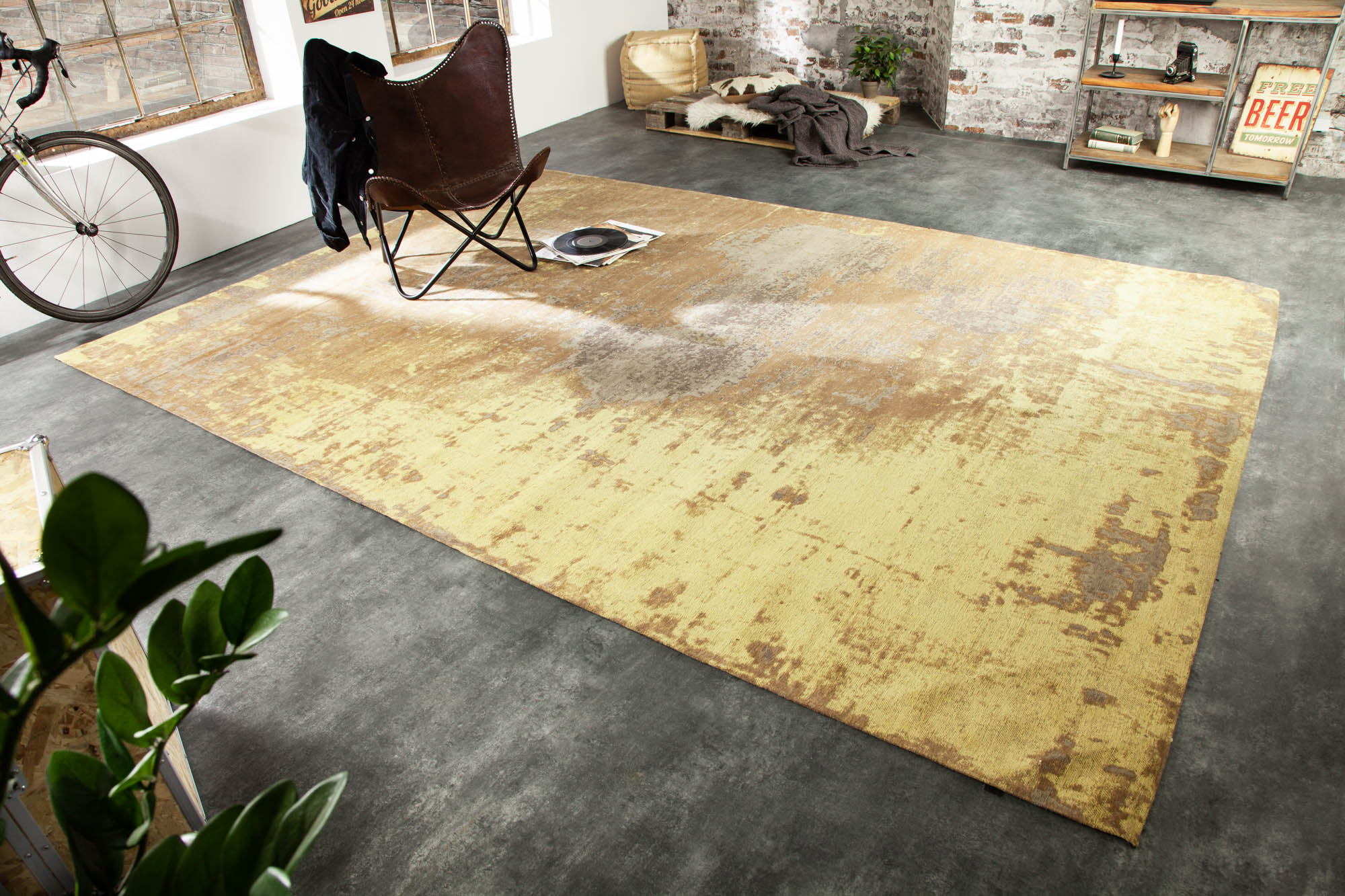 LuxD Dizajnový koberec Rowan 350 x 240 cm hrdzavo-hnedý
