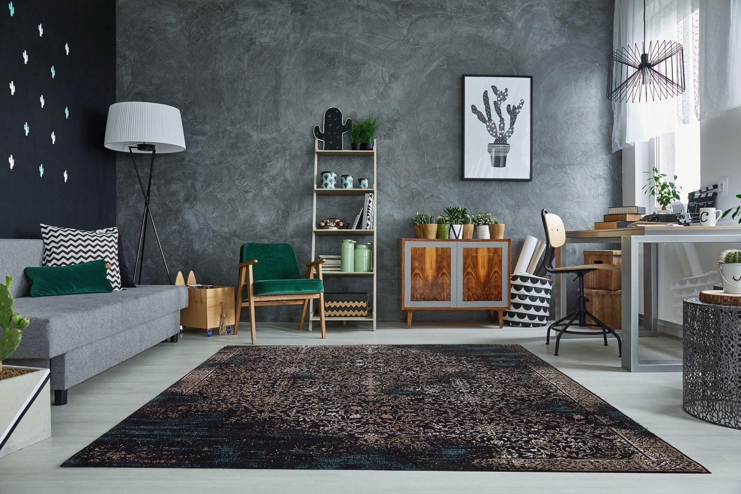 LuxD Dizajnový koberec Batik 240x160 cm / tmavo modrá LuxD Dizajnový koberec Batik 240x160 cm / tmavo modrá