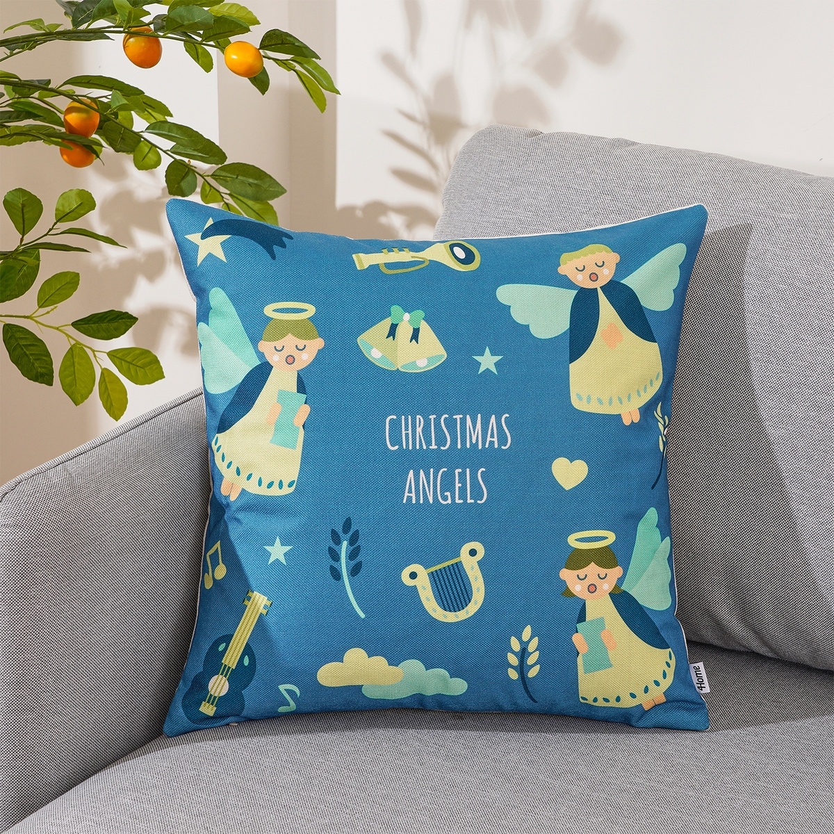 4Home-Vianocna-obliecka-na-vankusik-Christmas-Angels-45-x-45-cm-1