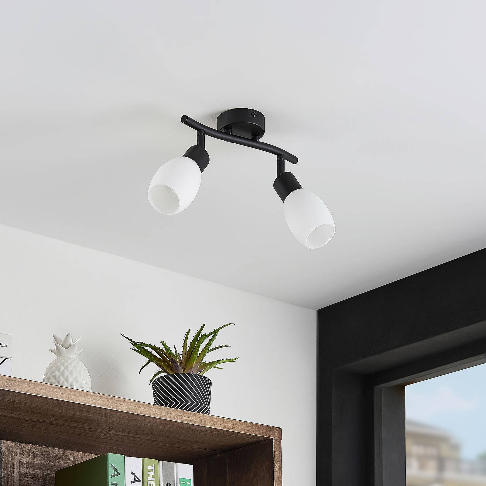 Lindby Lindby Ilmana stropné bodové svetlo, 2-plameňové