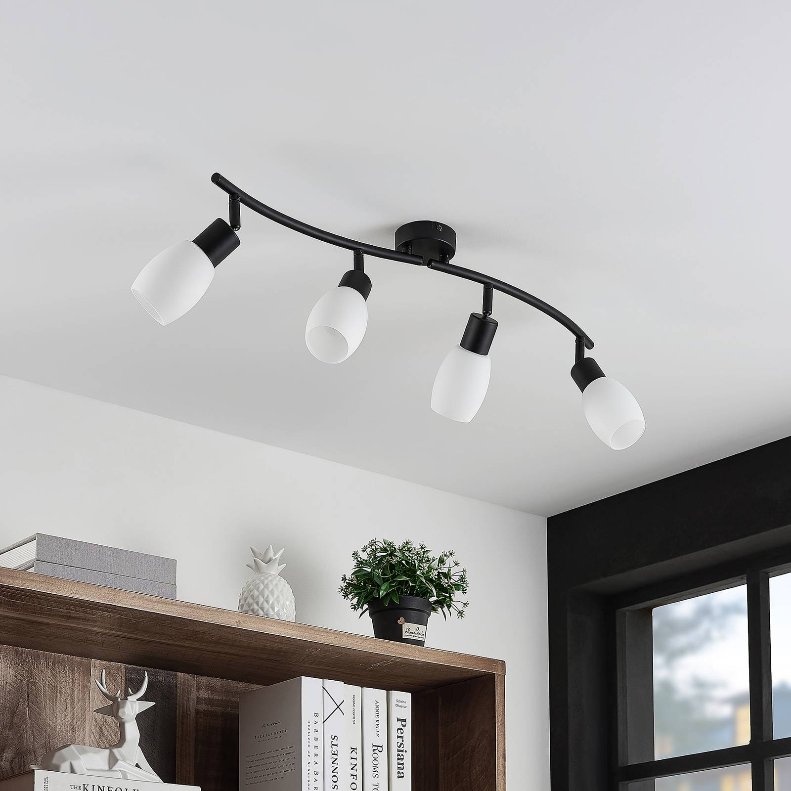 Lindby Lindby Ilmana stropné bodové svetlo 4-pl. zoradené