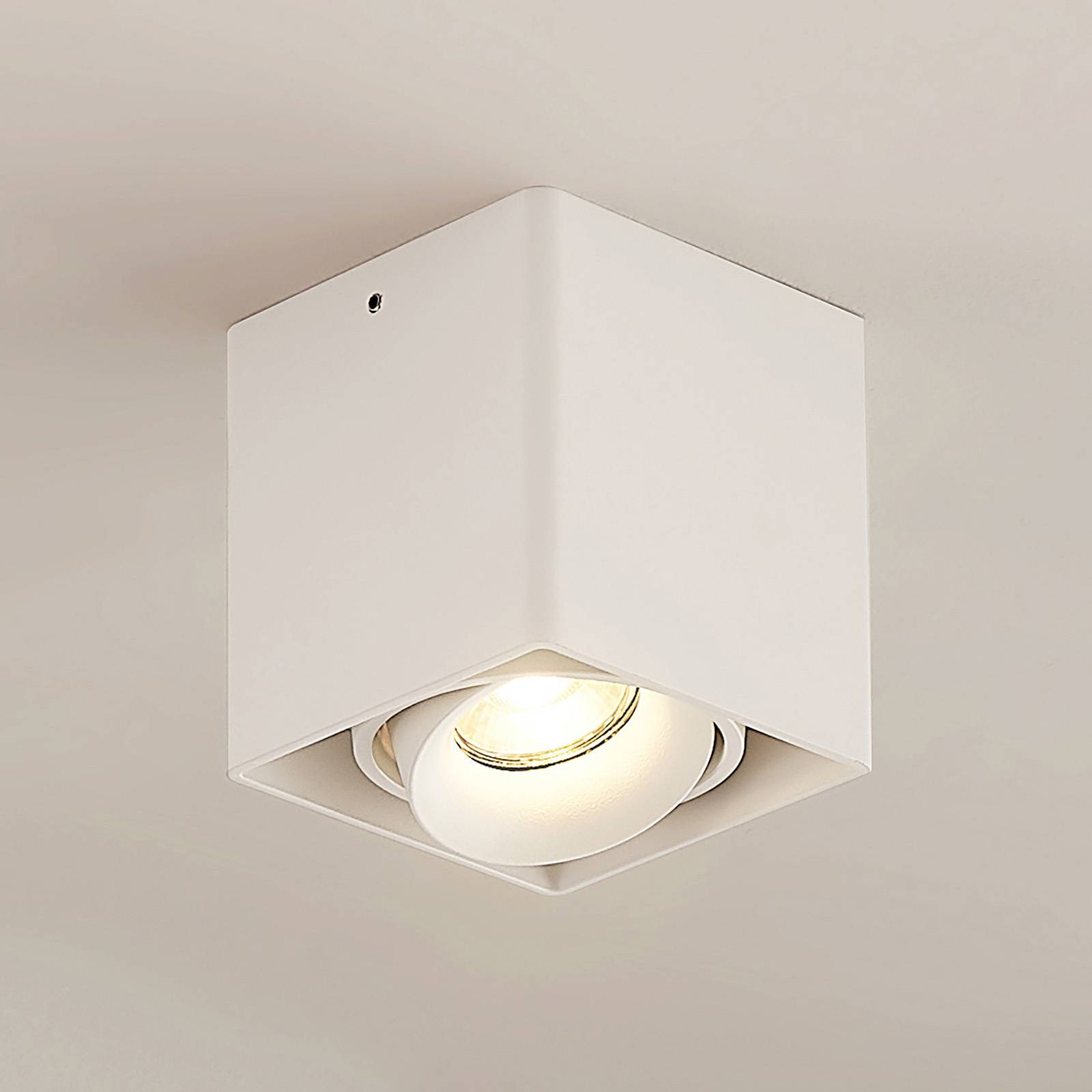 Arcchio Arcchio Kubika, bodová lampa GU10, 1 svetlo, biela