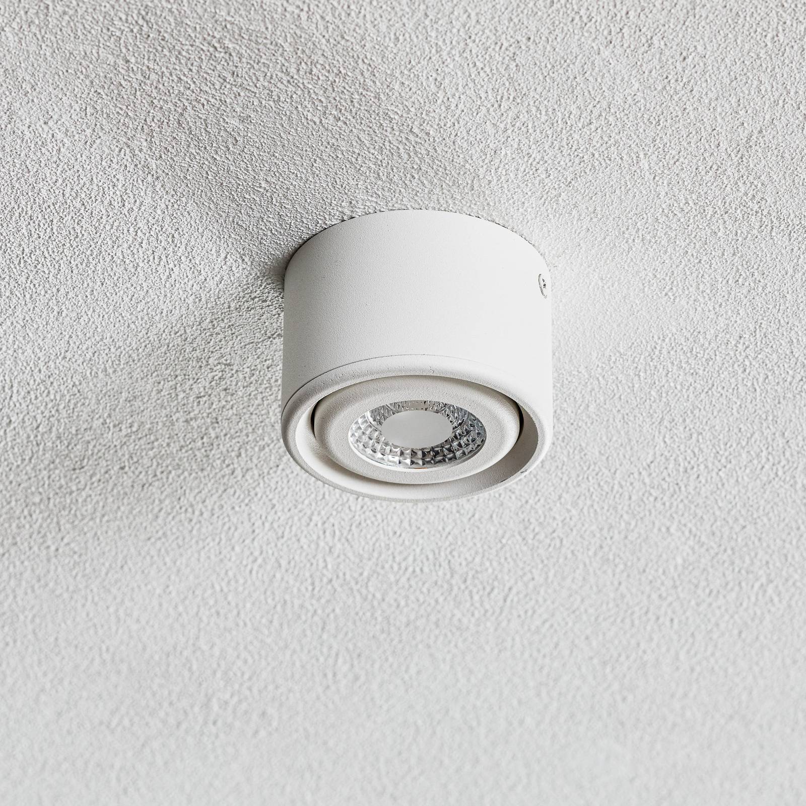 Fabas Luce LED Downlight Anzio, výkyvné, biele